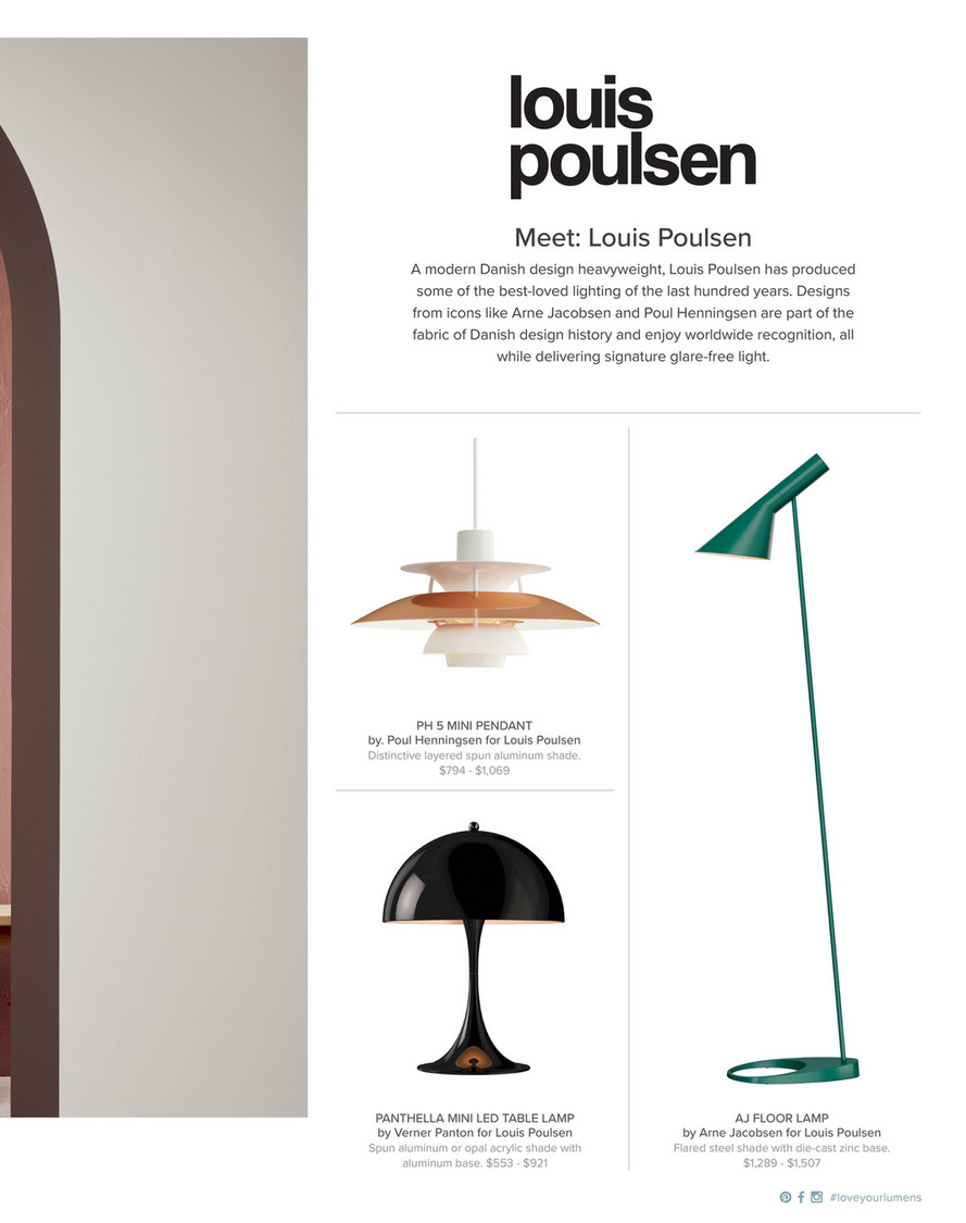 Louis Poulsen PH5 Mini Pendant Lamp by Poul Henningsen