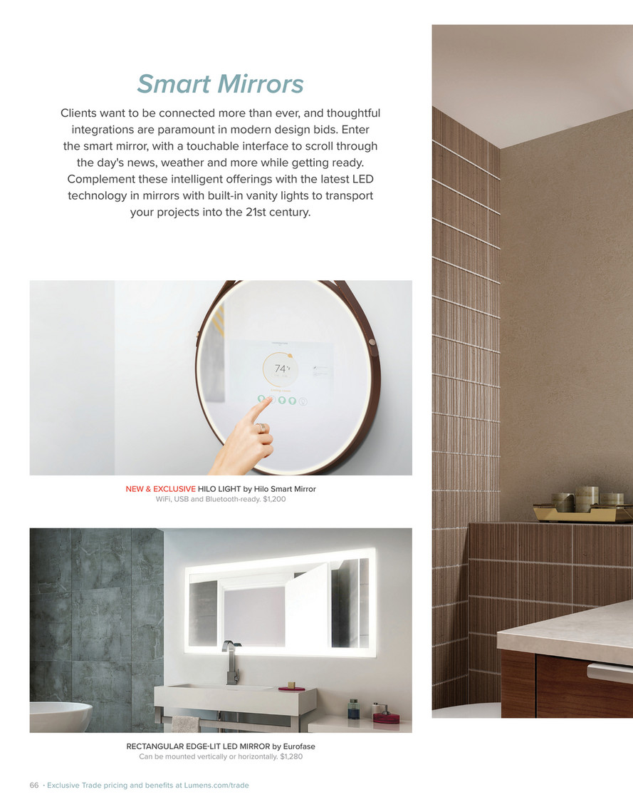 Lumens - Lumens Trade Black Friday Catalog 2021 - Serenity LED Lighted  Mirror by Electric Mirror