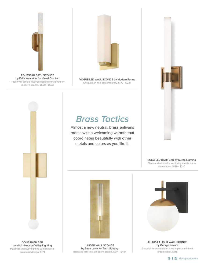 Lumens - Bed and Bath Event 2022 Catalog - Stiletto LED Lungo Bath Bar by  SONNEMAN Lighting, image size:889x1125