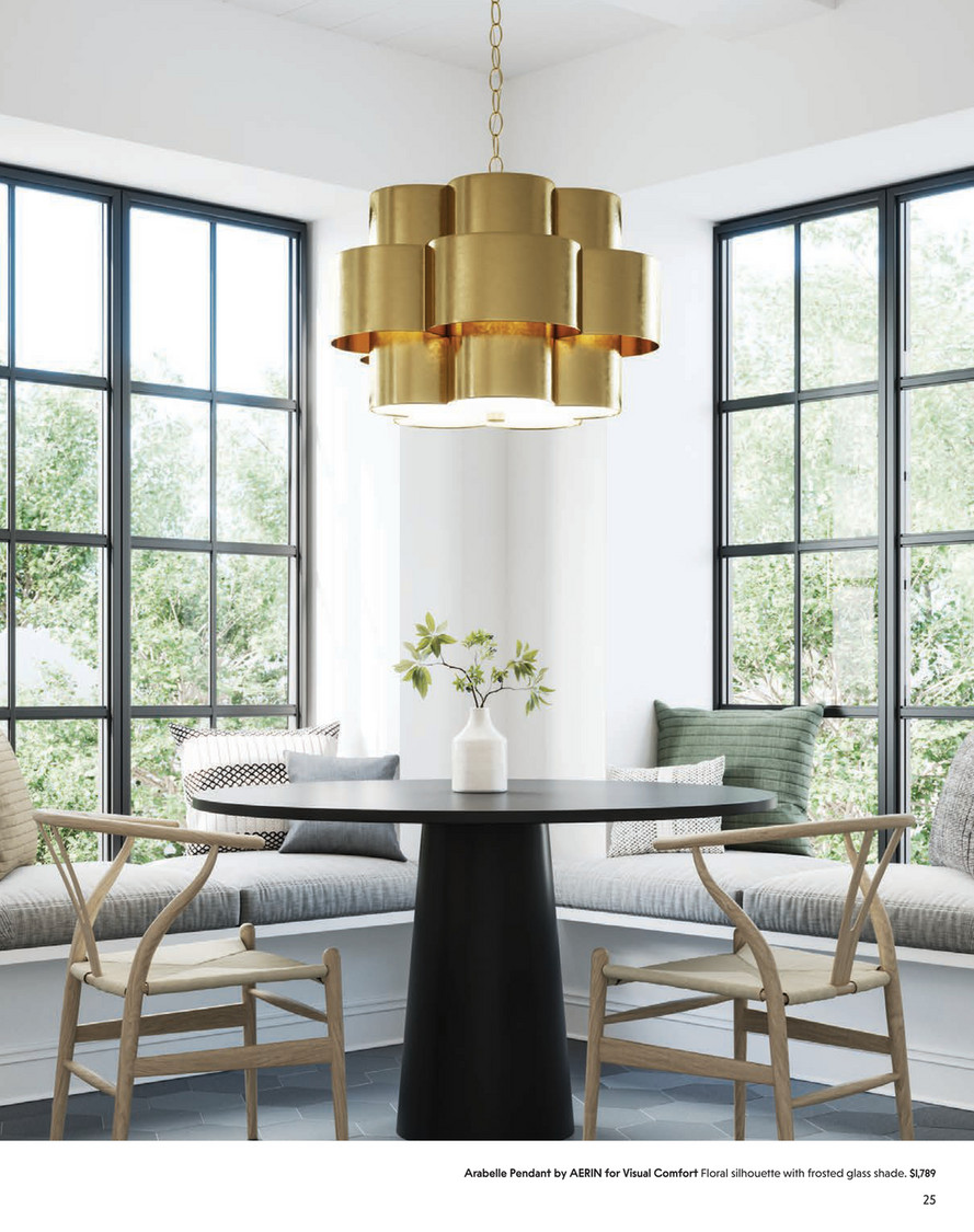 Lumens - Modern Oasis 2022 - Arabelle Pendant Light by Visual Comfort  Signature