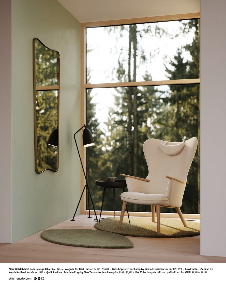 Lumens - Giving Good Design 2022 - CH78 Mama Bear Lounge Chair by Carl  Hansen